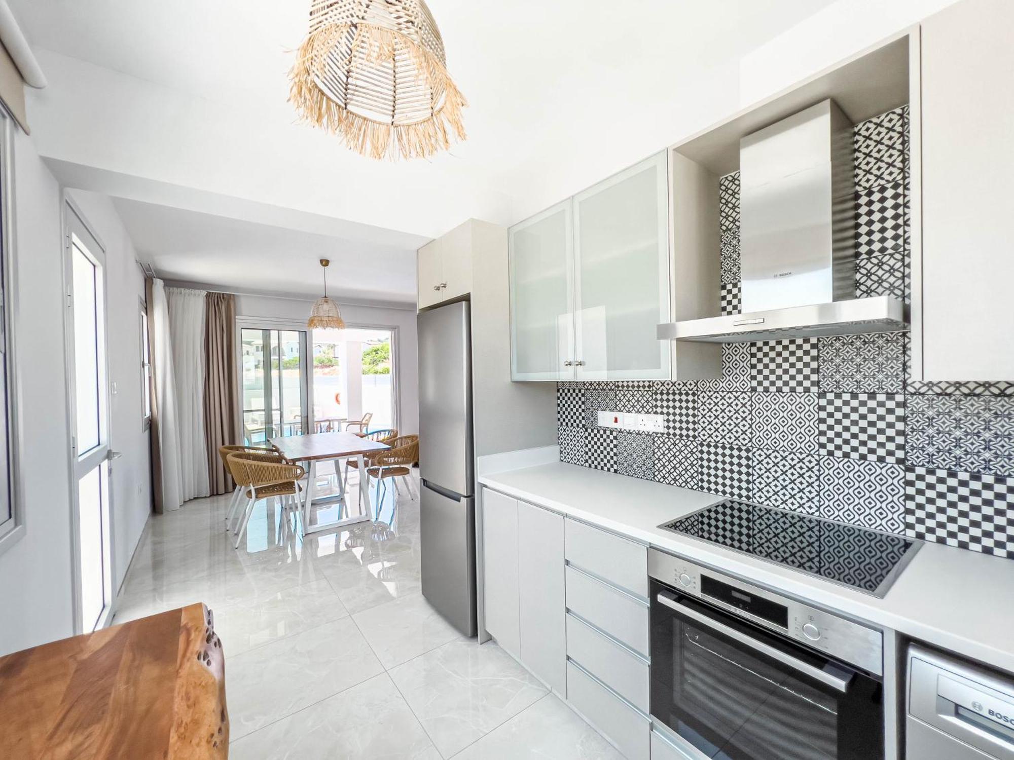 Geo Panoramic Villa +Pool +Game Room +Gym 普罗塔拉斯 外观 照片