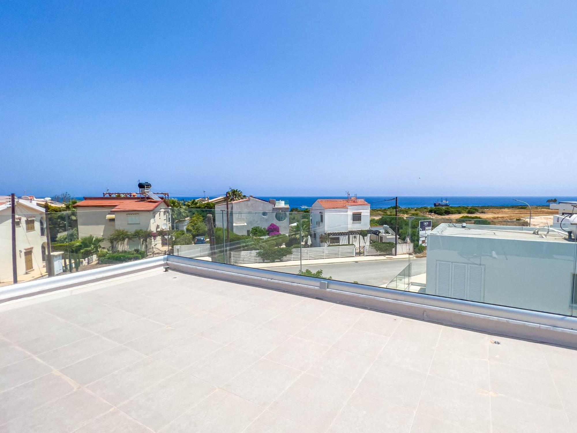 Geo Panoramic Villa +Pool +Game Room +Gym 普罗塔拉斯 外观 照片