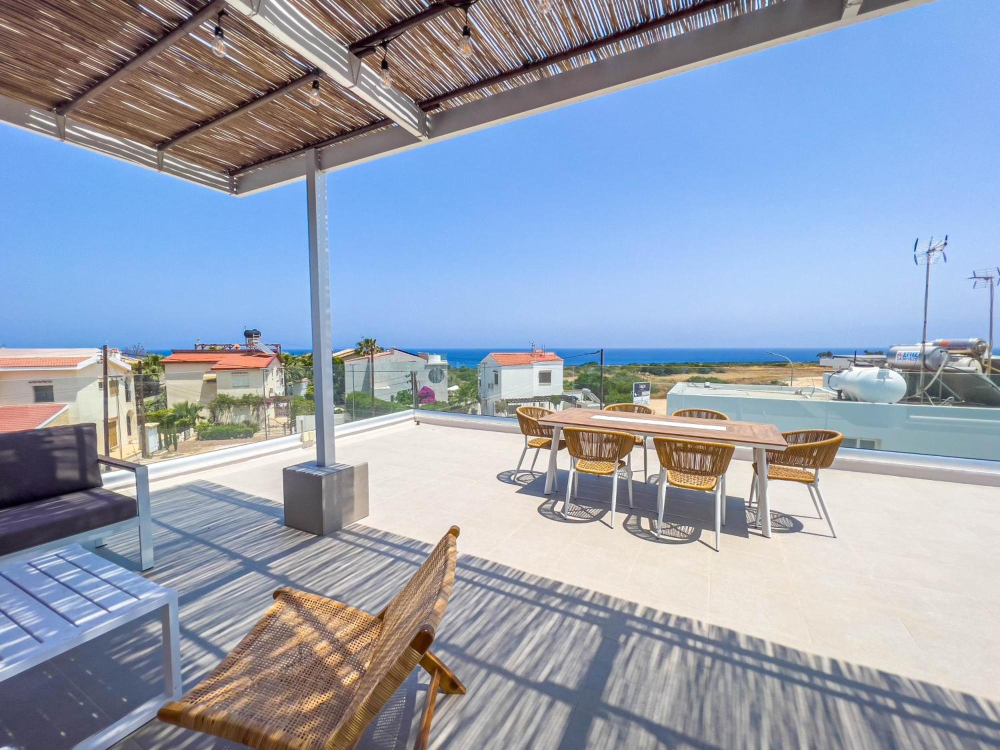 Geo Panoramic Villa +Pool +Game Room +Gym 普罗塔拉斯 外观 照片